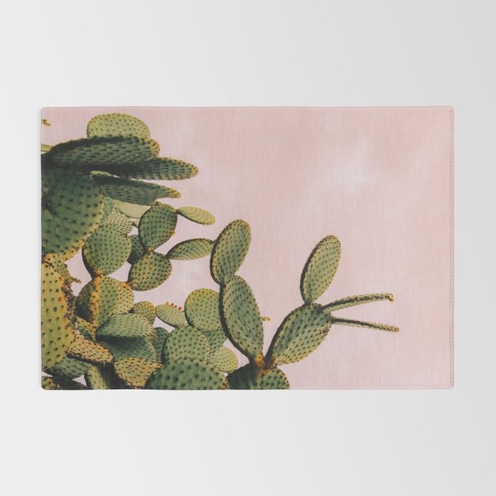 Cactus on Pink Sky Rug Gallery Image 2
