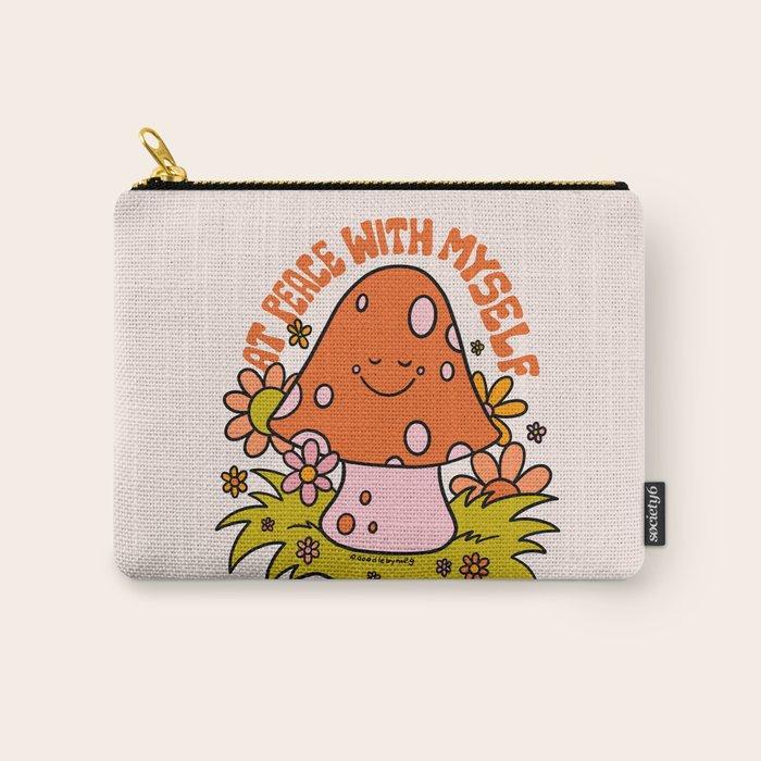 At Peace With Myself Carry All Pouch Gallery Image 1