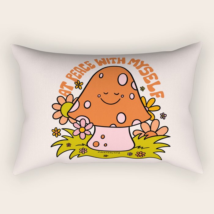 At Peace With Myself Rectangular Pillow Gallery Image 2