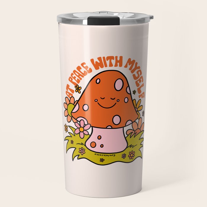 At Peace With Myself Travel Mug Gallery Image 1