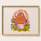 At Peace With Myself Serving Tray Gallery Image 1