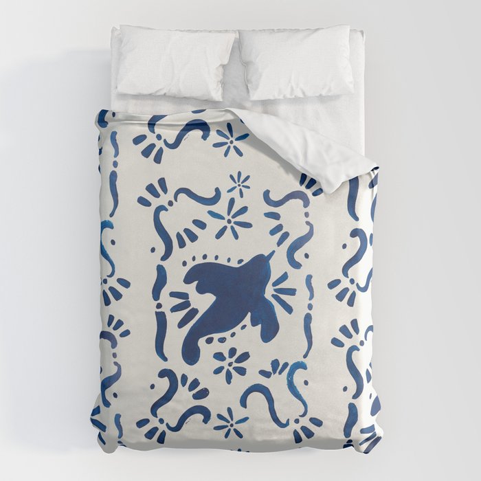 Bluebird of Happiness Duvet Cover Gallery Image 1