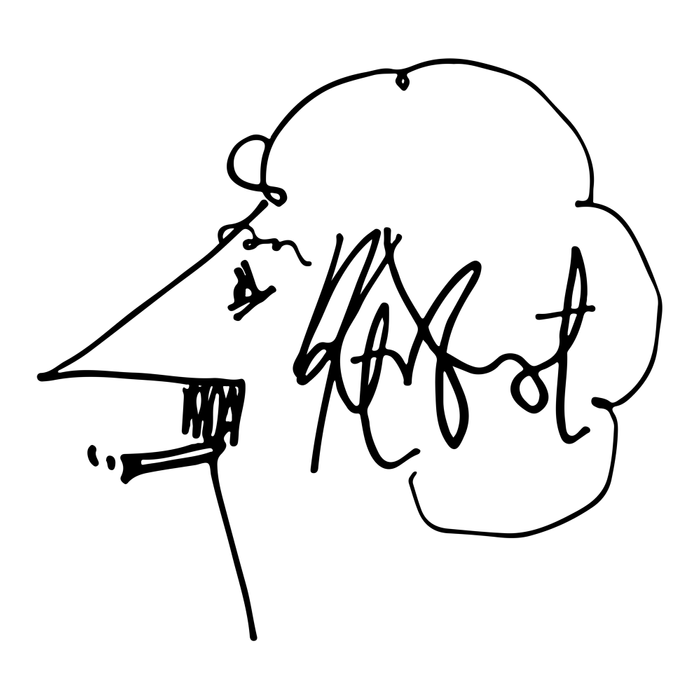 Vonnegut Self Portrait Artwork, Design for Wall Art, Prints, Posters, Tshirts, Bags, Women, Men, Kid Coffee Mug Gallery Image 2