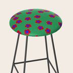 Bold Flower Pattern  Stool Gallery Image 2