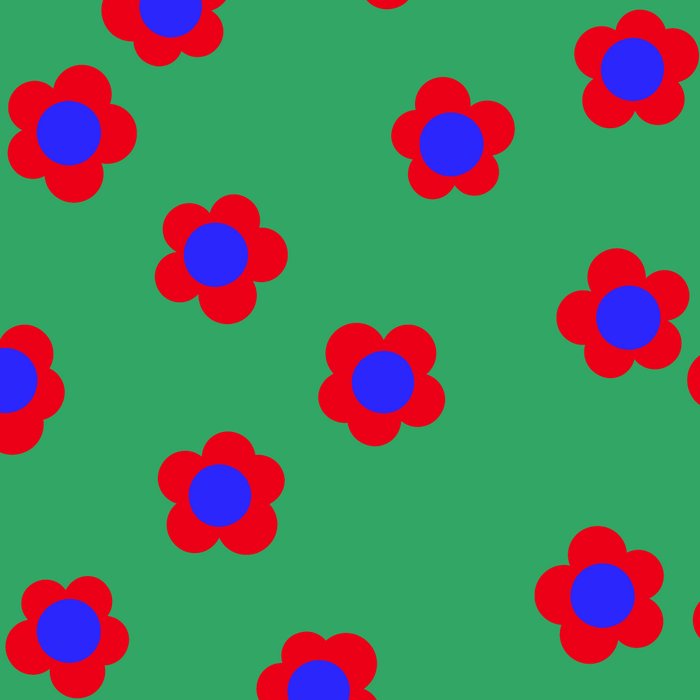 Bold Flower Pattern  Coffee Mug Gallery Image 2