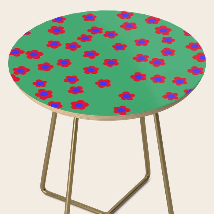 Bold Flower Pattern  Side Table Gallery Image 2