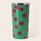 Bold Flower Pattern  Travel Mug Gallery Image 1