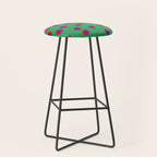 Bold Flower Pattern  Stool Gallery Image 1