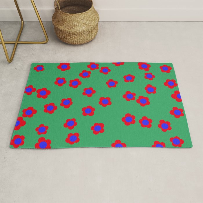 Bold Flower Pattern  Rug Gallery Image 1