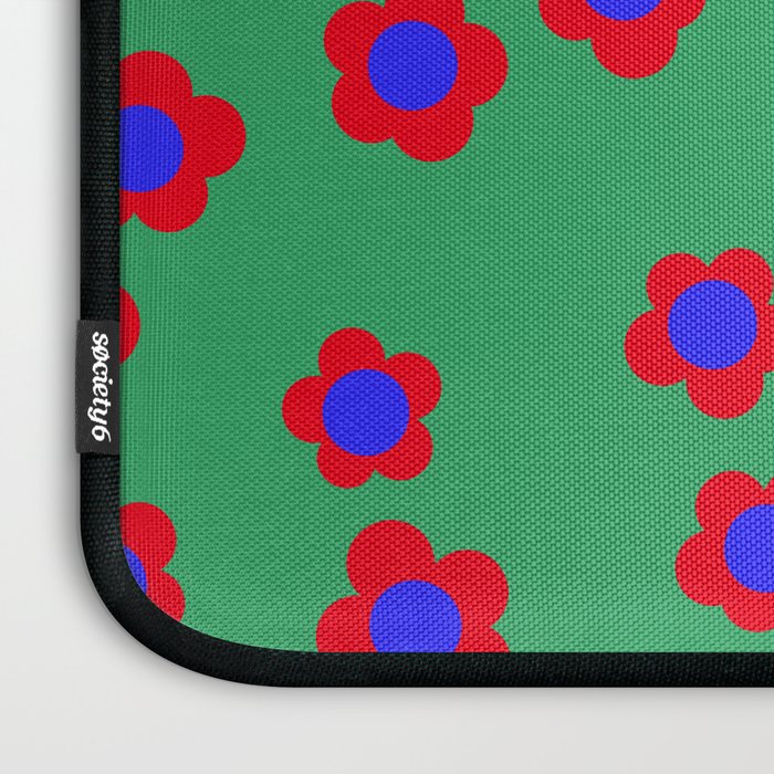Bold Flower Pattern  Laptop Sleeve Gallery Image 3
