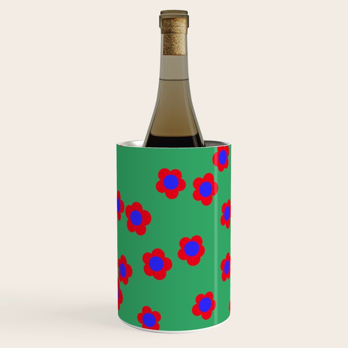 Bold Flower Pattern  Wine Chiller Gallery Image 2