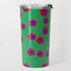 Bold Flower Pattern  Travel Mug Gallery Image 2