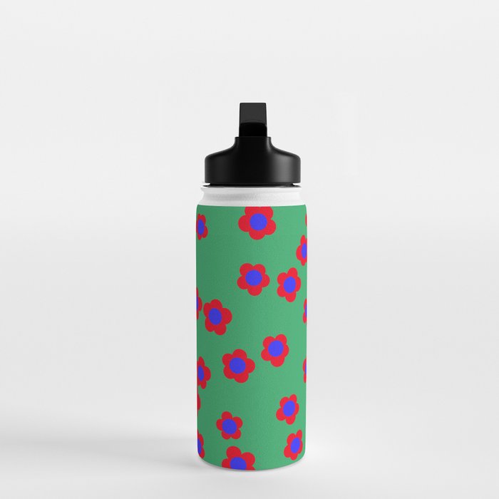 Bold Flower Pattern  Water Bottle Gallery Image 3