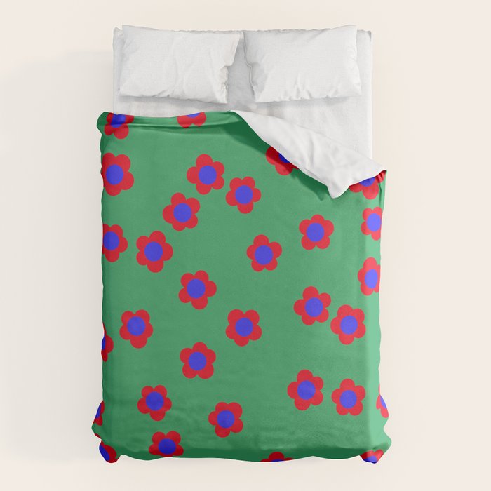 Bold Flower Pattern  Duvet Cover Gallery Image 1