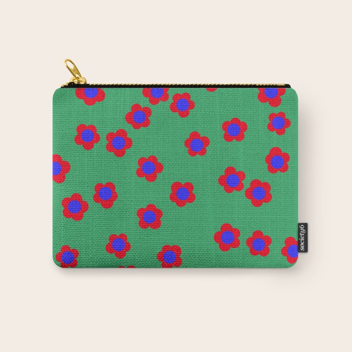Bold Flower Pattern  Carry All Pouch Gallery Image 1