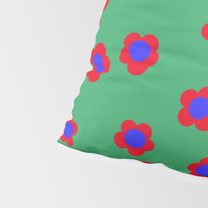 Bold Flower Pattern  Pillow Sham Gallery Image 4