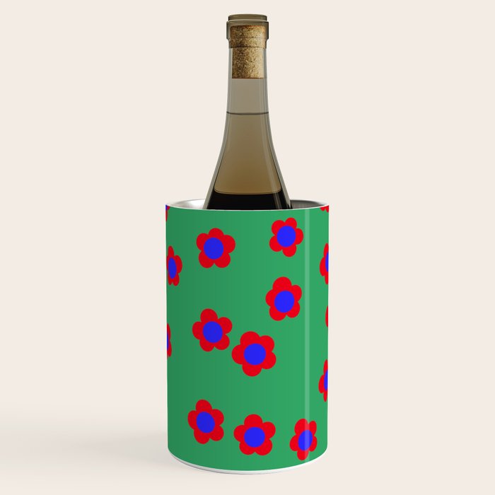 Bold Flower Pattern  Wine Chiller Gallery Image 3