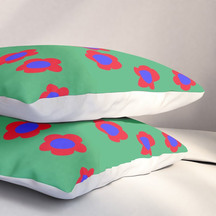 Bold Flower Pattern  Pillow Sham Gallery Image 3