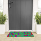 Bold Flower Pattern  Welcome Mat Gallery Image 3