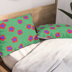 Bold Flower Pattern  Pillow Sham Gallery Image 2
