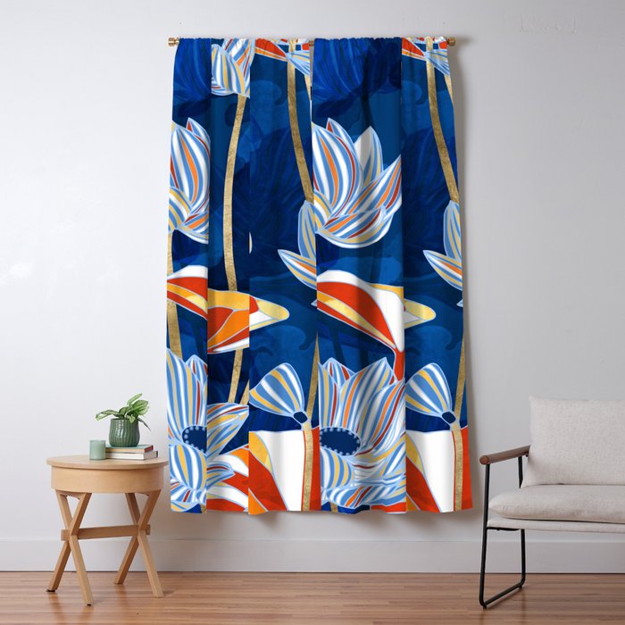 Bold Botanical Window Curtain Gallery Image 5