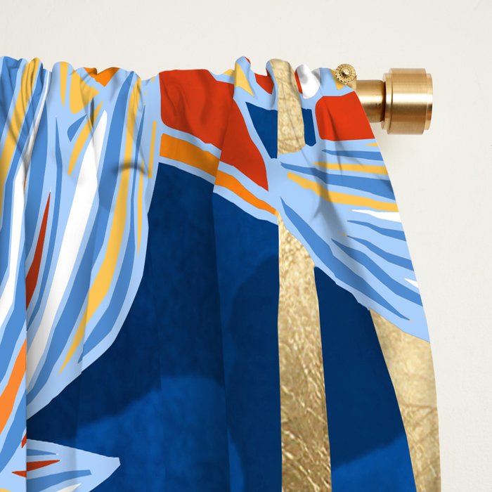 Bold Botanical Window Curtain Gallery Image 2
