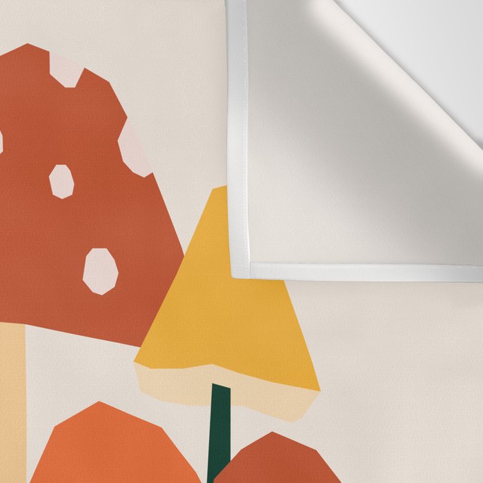 Fall Mushrooms  Wall Tapestry Gallery Image 3