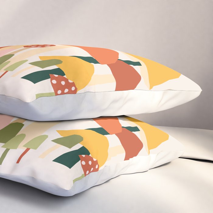 Fall Mushrooms  Pillow Sham Gallery Image 3