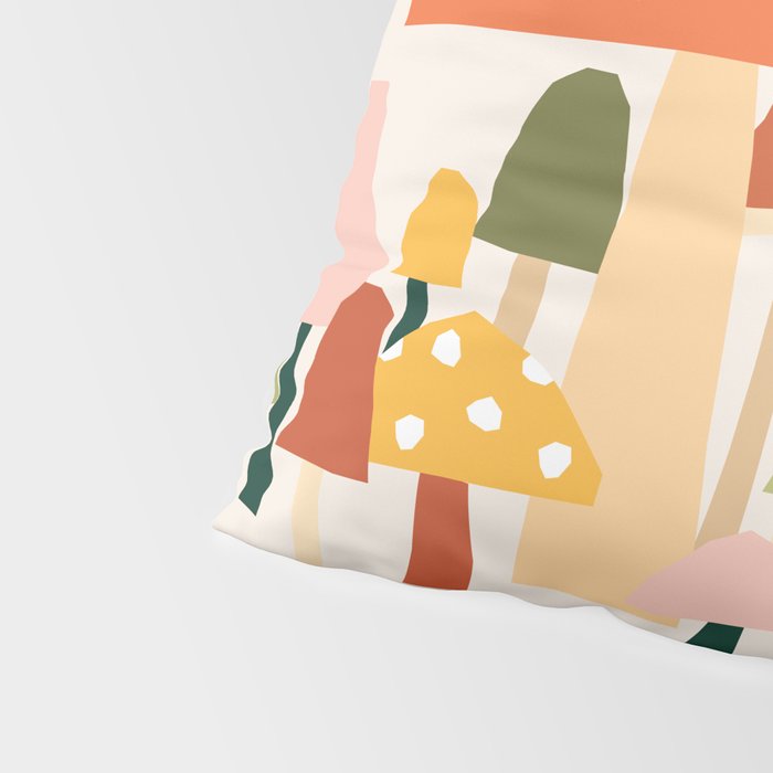 Fall Mushrooms  Pillow Sham Gallery Image 4