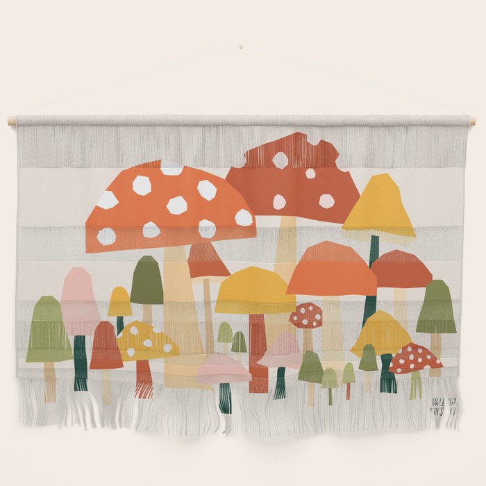 Fall Mushrooms  Wall Hanging Gallery Image 1
