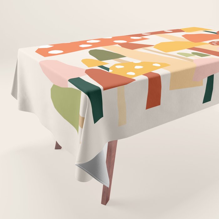 Fall Mushrooms  Tablecloth Gallery Image 1