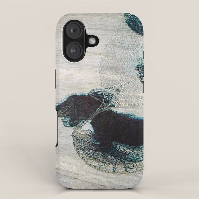 Dynamism of a Dog on a Leash, Vintage Minimalist Art iPhone Case Gallery Image 1