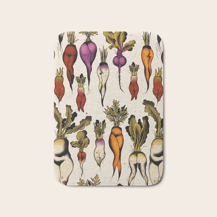 Root vegetables Bath Mat Gallery Image 1