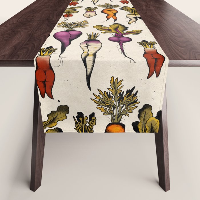 Root vegetables Table Runner Gallery Image 1