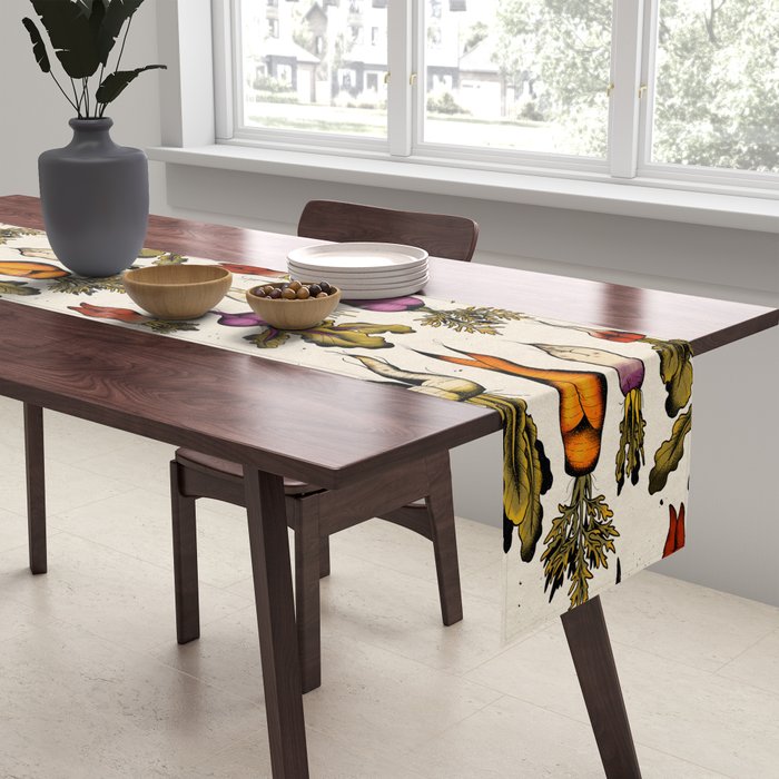 Root vegetables Table Runner Gallery Image 2