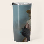 Bubble Gum Diva in a Straw Hat Travel Mug Gallery Image 3