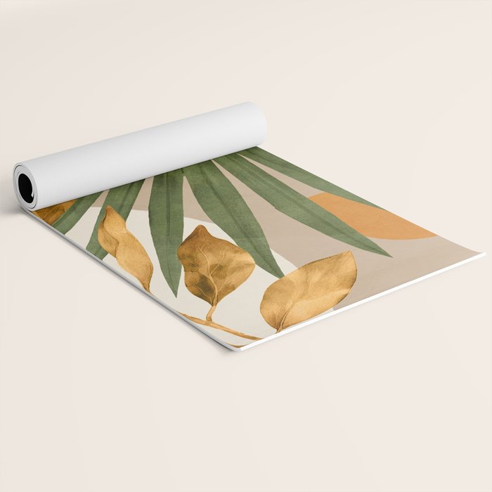 Abstract Tropical Art 21 Yoga Mat Gallery Image 2