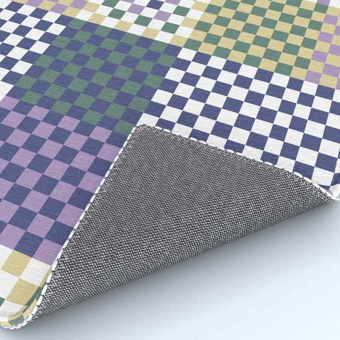 Bold colors block grid C Rug Gallery Image 4