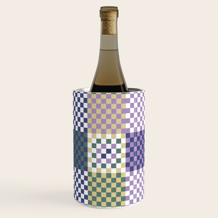 Bold colors block grid C Wine Chiller Gallery Image 1