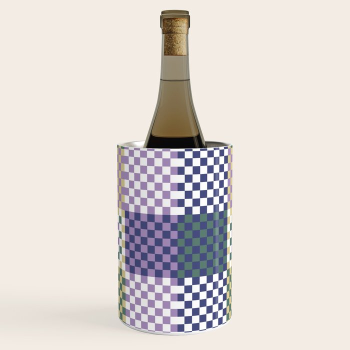 Bold colors block grid C Wine Chiller Gallery Image 2