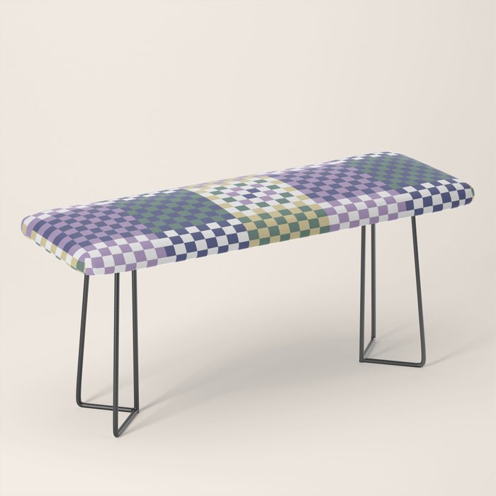 Bold colors block grid C Bench Gallery Image 1