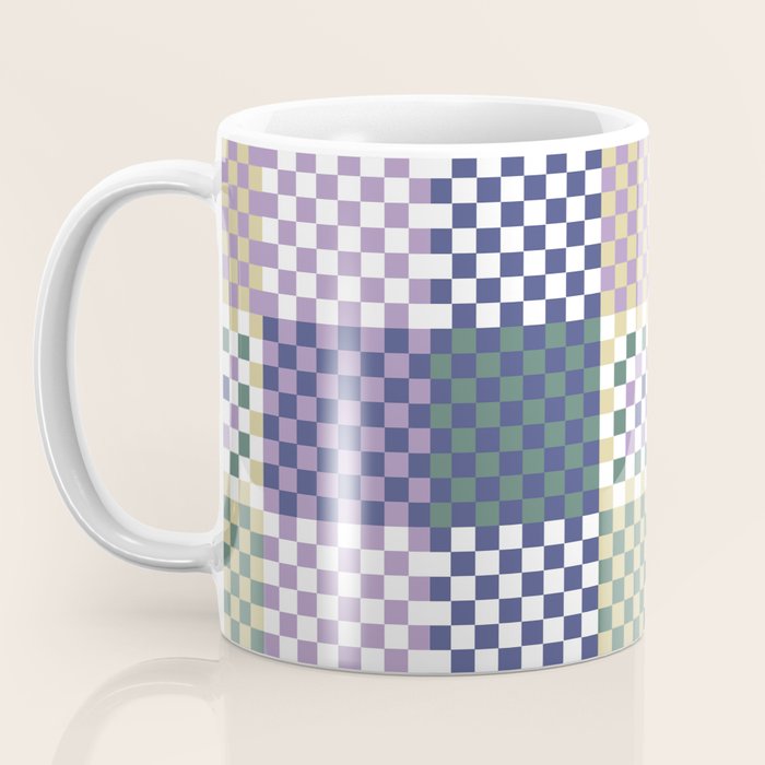 Bold colors block grid C Coffee Mug Gallery Image 3
