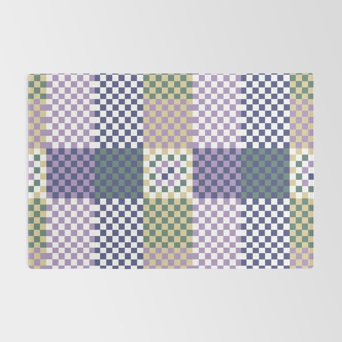 Bold colors block grid C Rug Gallery Image 2