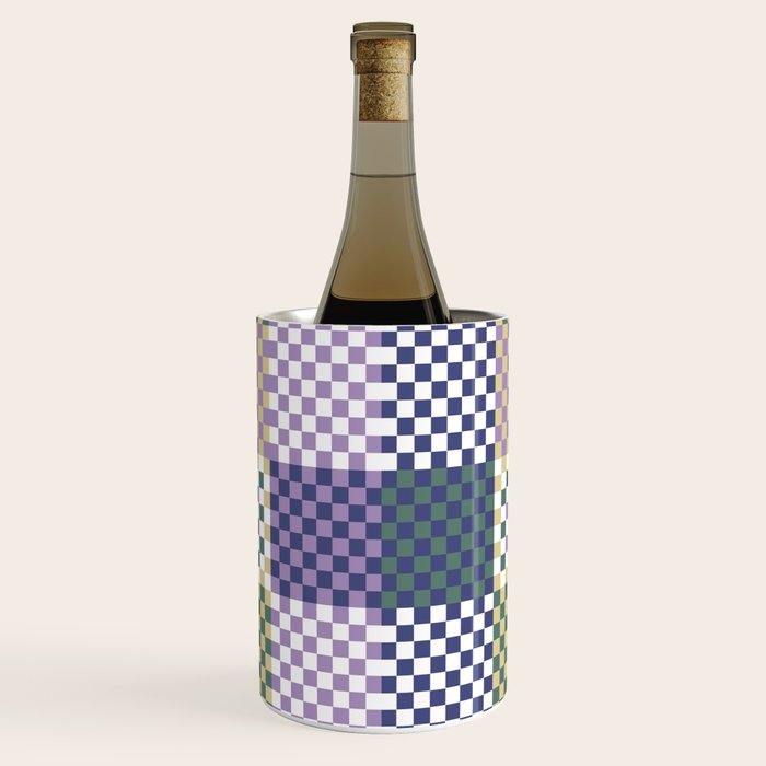 Bold colors block grid C Wine Chiller Gallery Image 3