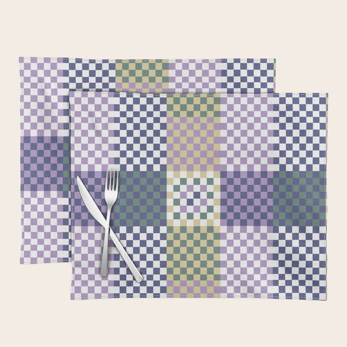 Bold colors block grid C Placemat Gallery Image 1