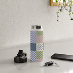 Bold colors block grid C Water Bottle Gallery Image 4