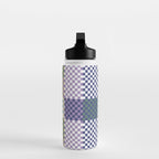 Bold colors block grid C Water Bottle Gallery Image 3