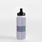 Bold colors block grid C Water Bottle Gallery Image 2
