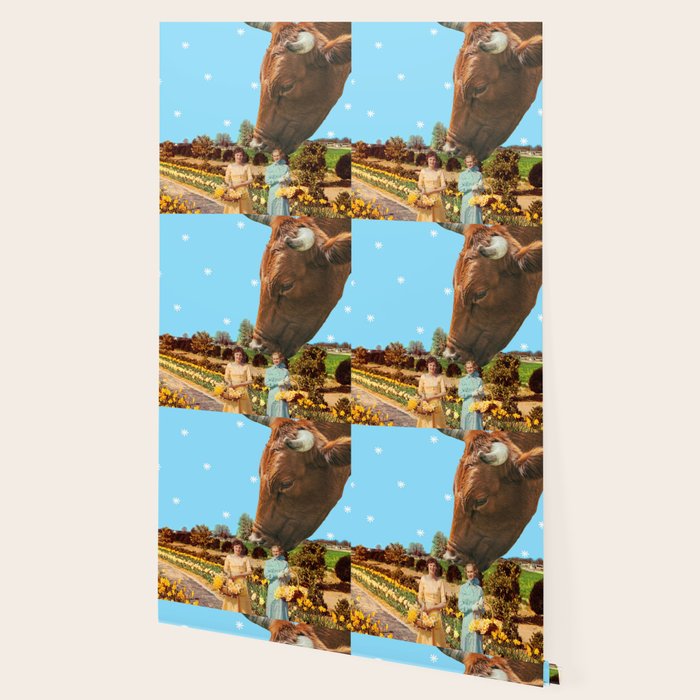 Spring Walk (Daffodils and Cows) Wallpaper Gallery Image 2