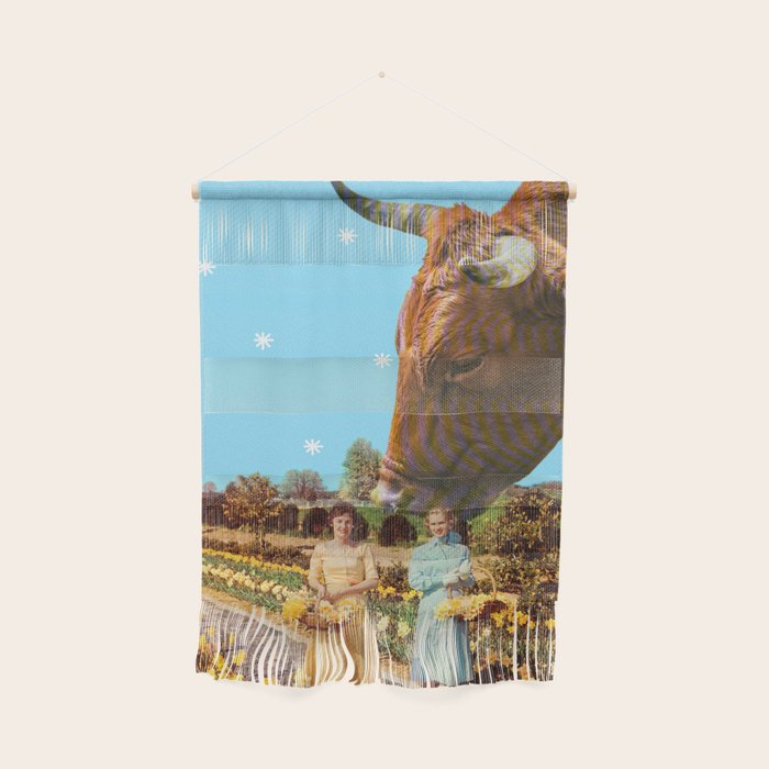 Spring Walk (Daffodils and Cows) Wall Hanging Gallery Image 1